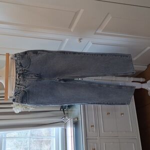 Good American Womens 90's Loose/Baggy Light Distressed Wash High-Rise Jeans 6/28